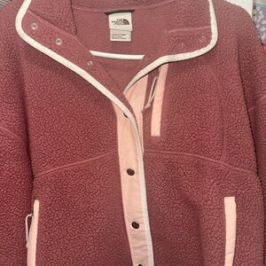 The North Face Women's Maroon Teddy Jacket